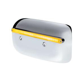 24 Amber LED GloLight Rear Headlight Housing Cover for 2008-2023 Peterbilt 389 with Amber Lens for Passenger Side