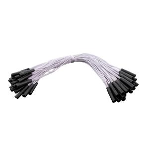 0.180 Inch 50 Female Plug Wire Harness with 12 Inch Lead in White