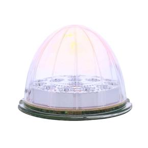 17 Amber LED Dual Function Reflector Cab Light with Clear Lens