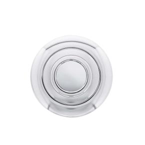 Aluminum Steering Wheel Horn Button with UP Logo in Chrome