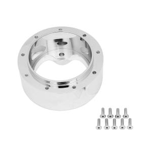Aluminum 3-Bolt Hub Adapter for 9-Screw Steering Wheel in Chrome
