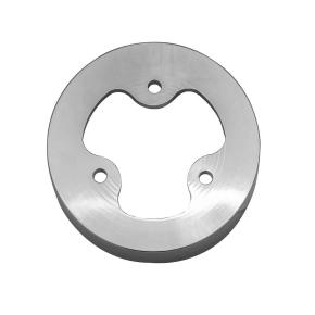 Aluminum 3-Bolt Hub Adapter for 9-Screw Steering Wheel in Chrome