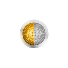 4 Amber and White LED Dual Function Fury Spike Clearance Marker Light with Clear Lens