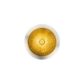 4 Amber and White LED Dual Function Fury Spike Clearance Marker Light with Clear Lens