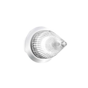 4 Amber and White LED Dual Function Fury Spike Clearance Marker Light with Clear Lens
