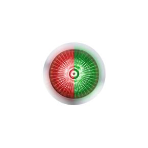 4 Red and Green LED Dual Function Fury Spike Clearance Marker Light with Clear Lens
