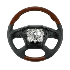 18 Inch YourGrip Leather/Wood Steering Wheel for 2018-2026 Freightliner Cascadia