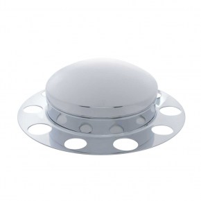 Dome Front Axle Cover 3 Piece Kit - Steel Wheel