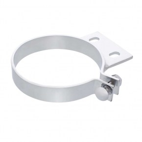 6 Inch Standard Exhaust Clamp for Peterbilt Trucks - Chrome