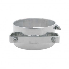 7 Inch Wide Band Exhaust Clamp - 304 Stainless Steel