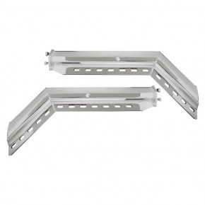 45 Degree Angled Deluxe Stainless Mud Flap Hanger - 2