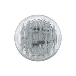 9 LED Universal Mud Flap Hanger End Light w/ Grommet - Amber LED/Clear Lens