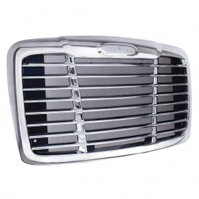 Grille with Bug Screen for 2008-2017 Freightliner Cascadia - Chrome