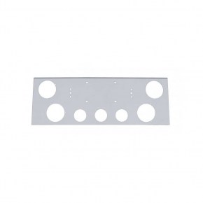 Stainless Rear Center License Panel w/ Four 4