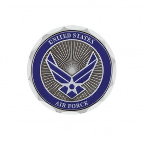 U.S. Military Adhesive Metal Medallion - Air Force
