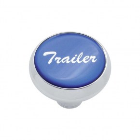 Trailer Deluxe Air Valve Knob - Blue Glossy Sticker