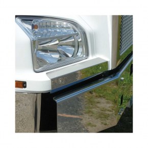 Fender Guards for 2014-2019 Kenworth T880 - Stainless Steel - Pair