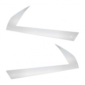 Below Headlight Fender Guards for 2018-2022 Freightliner Cascadia - Stainless Steel