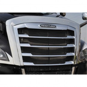 Grille Surround with Hood Tilt Handle for 2018-2022 Freightliner Cascadia - Stainless Steel