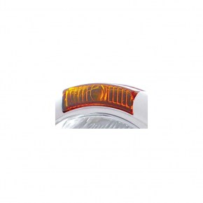 CLASSIC Headlight with 6014 Bulb - Incandescent Amber Turn - 304 Stainless Steel