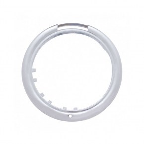 Stainless Steel Classic Headlight Bezel with Turn Signal Cutout