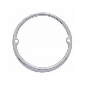 Peterbilt Air Cleaner Bracket w/ Watermelon Lights & Visors - Dark Amber Lens