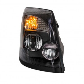 High Power LED Headlight for 2004-17 Volvo VN/VNL - Blackout - Passenger