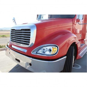 Projection Headlight Set for Freightliner Columbia - Chrome