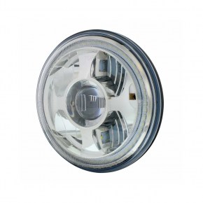 7 Inch High Power LED Projection Headlight with Dual Function LED Halo Ring
