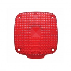 Square Double Face Light Lens - Red