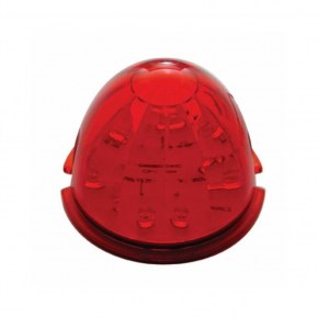 Stainless Light Bracket w/ 17 LED Watermelon Light - Red LED/Red Lens