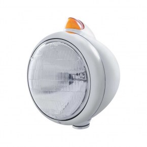 Headlight 6014 Bulb & LED Turn Signal (Original Style) - Amber LED/Amber Lens