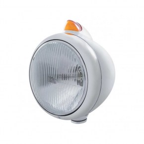 Headlight H4 Bulb & LED Turn Signal (Original Style) - Amber LED/Amber Lens