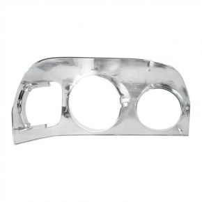 Headlight Bezel For 1996-2004 Freightliner Century - Chrome - Driver