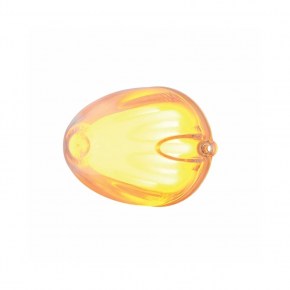 9 LED Grakon 1000 Flush Mount Kit w/ Visor - Amber LED/Clear Lens