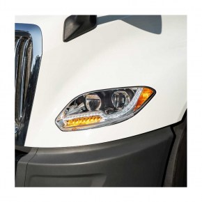 Full LED Headlight for 2018-2022 International LT - Chrome Style - Driver