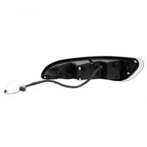 Black Quad-LED Headlight with LED Position & Sequel Turn Signal for Peterbilt 386, 387, 382, 384 - Passenger Side