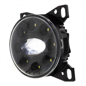 9 LED Projector Fog Light with LED Position Lights for Peterbilt 579/587 & Kenworth T660 - Black