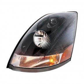 Headlight for 2003-2017 Volvo VN/VNL - Blackout Style - 20359833 - Driver