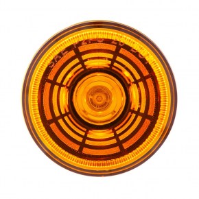 2-1/2 Inch Abyss Clearance Marker Light with 4 Amber LEDs and Amber Lens