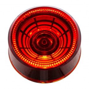 2-1/2 Inch Abyss Clearance Marker Light with 4 Red LEDs and Red Lens