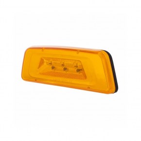 3 LED Fender Turn Signal/Parking Light for Kenworth T680/T700/T880 - Amber LED/Amber Lens