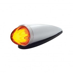9 LED Dual Function Watermelon Cab Light Kit - Amber LED/Amber Lens