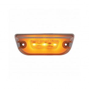 11 Amber LED GLO Cab Light for Peterbilt 579 & Kenworth T680 - Clear Lens