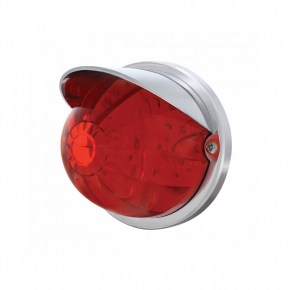 17 LED Watermelon Flush Mount Kit w/ Visor - Red LED/Red Lens