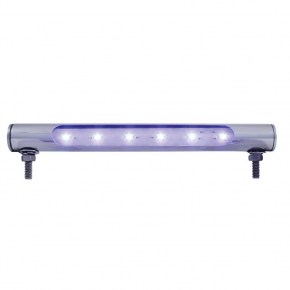 6 LED Stainless Tube Light - Blue LED