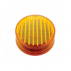 13 LED 2-1/2 Inch Round Clearance Marker Light - Amber LED/Amber Lens