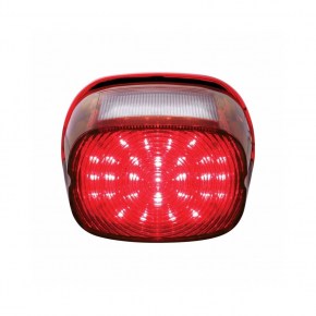 29 LED Harley Motorcycle Tail Light w/ 4 LED License Light - Red Lens