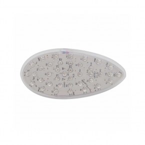 39 LED Teardrop Style Turn Signal Light - Amber LED/Clear Lens