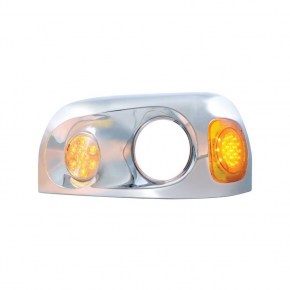 22 Amber LED Turn Signal Light for 1996-2010 Freightliner Century with Amber Lens